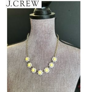 Vintage J. Crew Yellow stones and rhinestones  
Goldtone Approx 18”